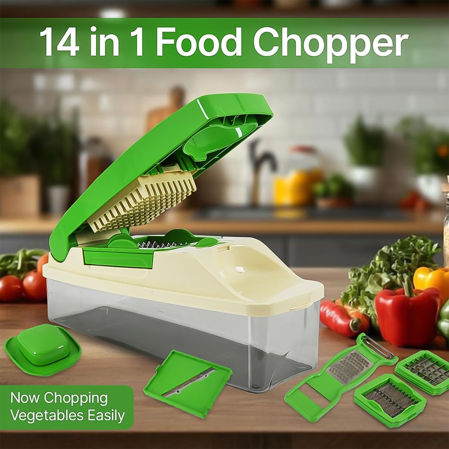 Supermom 14-in-1 Nicer Dicer – Multipurpose Vegetable & Fruit Chopper Supermom 14-in-1 Nicer Dicer – Multipurpose Vegetable & Fruit Chopper